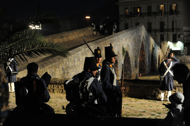 LA BATTAGLIA DI PONTE AMMIRAGLIO a Palermo lo sbarco dei mille . Fotografie di Giulio Azzarello &copy;2014.