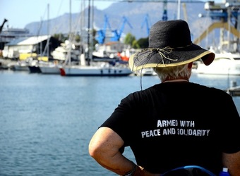 FREEDOM FLOTTILA verso Gaza da Palermo. Fotografie di Giulio Azzarello ©2018. FREEDOM FLOTTILA verso Gaza da Palermo. Fotografie di Giulio Azzarello ©2018.