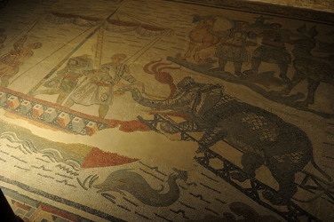 I MOSAICI della VILLA ROMANA DEL CASALE Piazza Armerina in Sicilia. Fotografie di Giulio Azzarello &copy;2014.