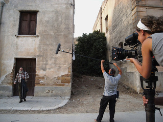 PASSO UNO un film di Miriam Rizzo con Mimmo Cuticchio. Fotografie di scena e set di Giulio Azzarello &copy;2014.