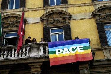 MANIFESTAZIONE per la PACE. Fotografie di Giulio Azzarello ©2014. MANIFESTAZIONE per la PACE. Fotografie di Giulio Azzarello ©2014.