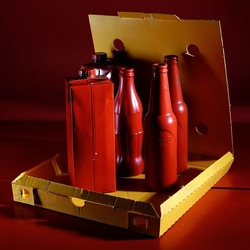 PIZZA ROSSA. Fotografia di Giulio Azzarello ©2023.