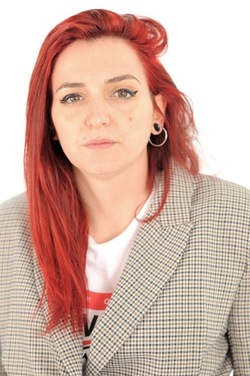 LUCREZIA artista modella attrice. Fotografie di Giulio Azzarello &copy;2018.