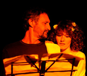 CLOCHARD uno spettacolo di e con Ludovico Caldarera. Fotografie di Giulio Azzarello &copy;2017.