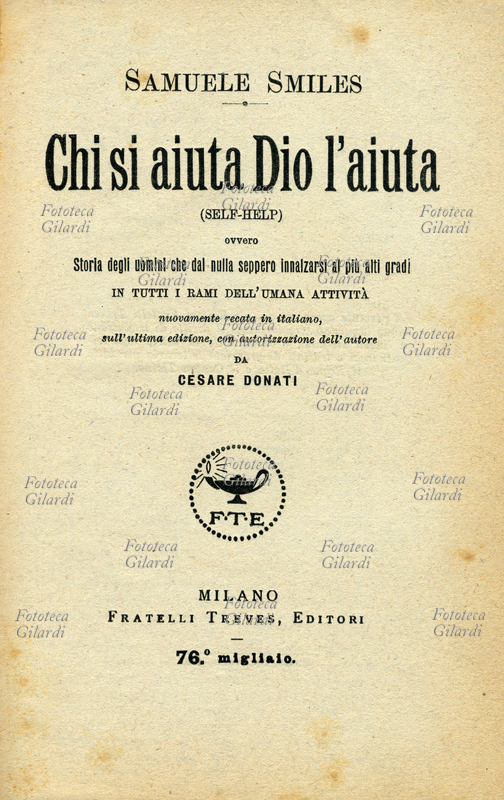 Samuel SMILES (1812-1904) frontespizio di \