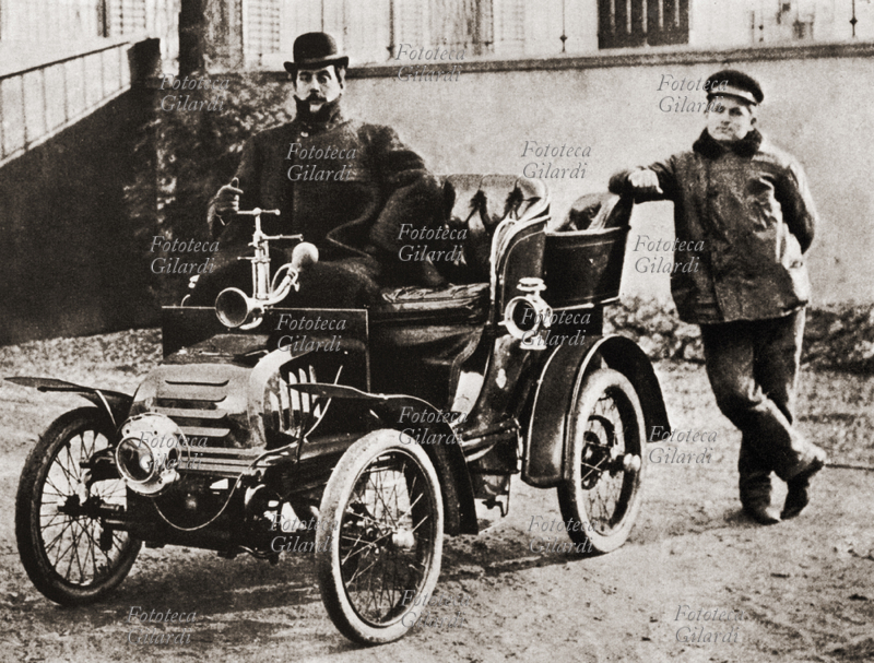 Giacomo PUCCINI (1858-1924), ritratto fotografico sulla sua \