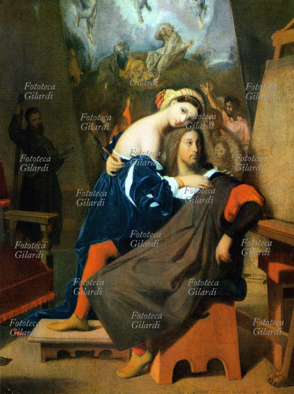 RAFFAELLO E LA FORNARINA Margherita Luti detta \