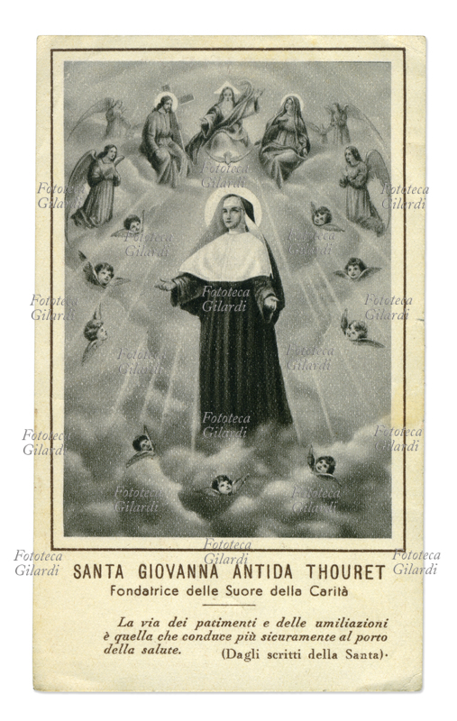 SANTA GIOVANNA ANTIDA Thouret Vergine (1765-1826) - festa 24 agosto, fu canonizzata da Pio XI nel 1934