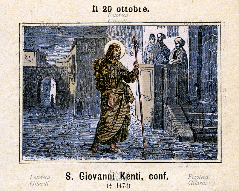San GIOVANNI CANZIO (1397 circa - 24 dicembre 1473), religioso polacco, confessore e scrittore. Nato a Kety nella diocesi di Cracovia, divenne dottore e professore di filosofia e teologia nella locale Università. Ordinato sacerdote, mantenne per qualche tempo l’incarico della cura pastorale della parrocchia di Olkusz, per tornare poi all\