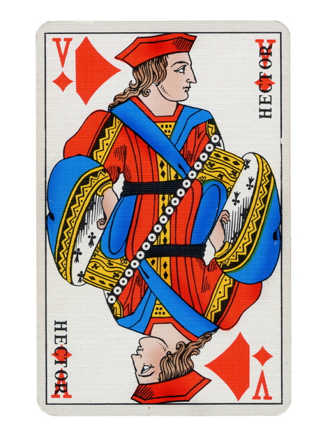 CARTE DA GIOCO FANTE DI QUADRI