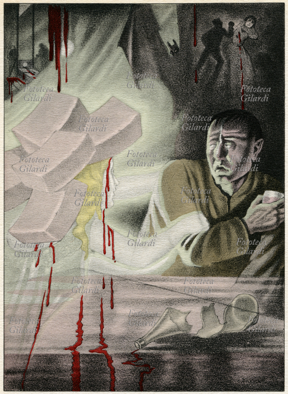 Charles BAUDELAIRE (9 aprile 1821 – 31 agosto 1867), illustrazione per la lirica \
