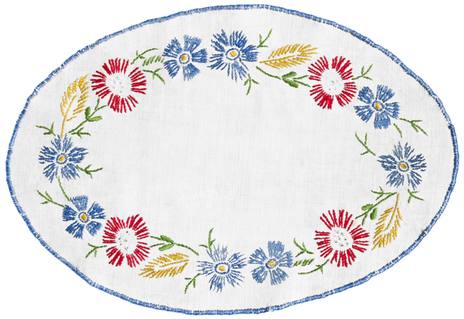 RICAMO FIORI DI CAMPO RICAMO FIORI DI CAMPO