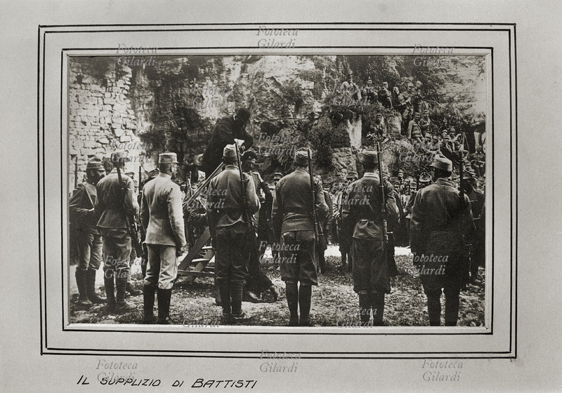 Cesare BATTISTI (1875-1916) Il supplizio. Il momento dell\