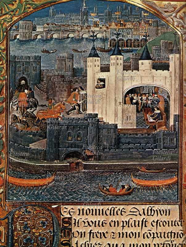 LONDRA Veduta della città con la Torre e il Tamigi. Carlo d\