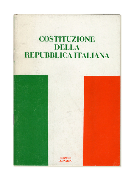 COPERTINA COSTITUZIONE ITALIANA COPERTINA COSTITUZIONE ITALIANA