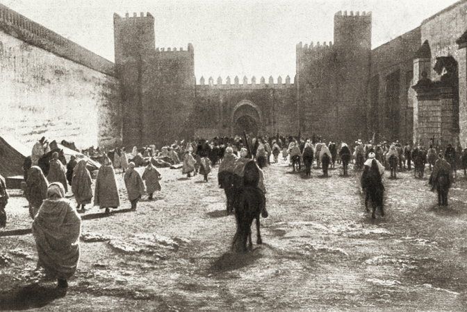 MAROCCO ENTRATA DEL PALAZZO DEL SULTANO