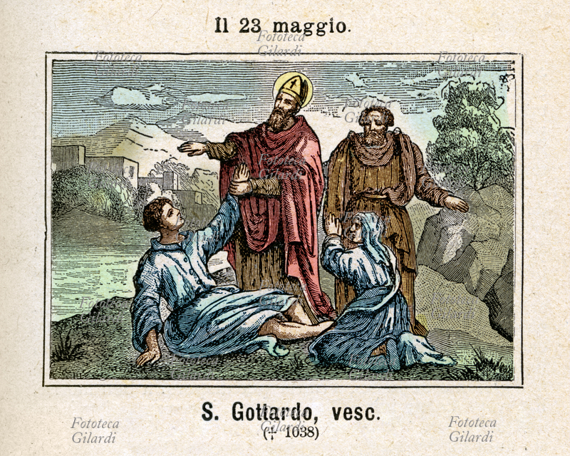 SAN GOTTARDO (960- 5 maggio 1038) Vescovo di Hildesheim, teologo e pedagogo, priore e rettore della scuola monastica nonché abate riformatore di Niederaltaich, Tegernsee e Hersfeld, promotore dell\