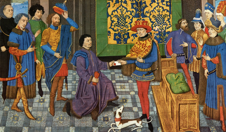 CARLO MAGNO RICEVE UN MESSAGGIO CARLO MAGNO RICEVE UN MESSAGGIO