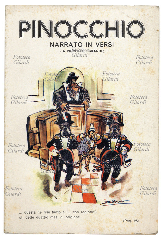 PINOCCHIO Copertina libro \