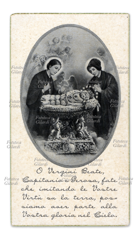 Vincenza GEROSA e Bartolomea CAPITANIO Suore di Carità o di Maria Bambina (festa 14/05) immaginetta che riporta la preghiera: \