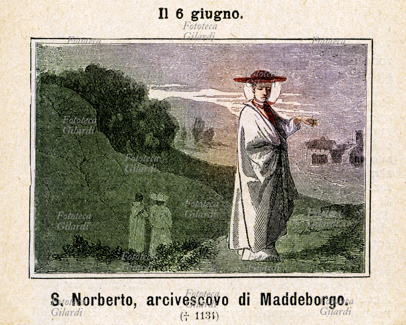 San NORBERTO di Prémontré (1080 circa - 6 giugno 1134), sacerdote tedesco fondatore in Francia dell\