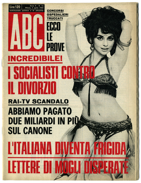 COPERTINA ABC SETTIMANALE POLITICO E D ATTUALITA 1969