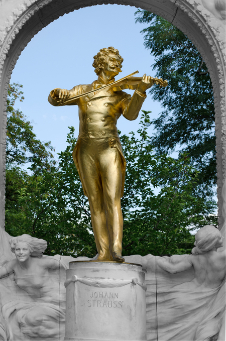 MONUMENTO A JOHANN STRAUSS II MONUMENTO A JOHANN STRAUSS II