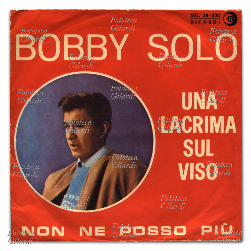 CANZONE Bobby Solo (Roberto Satti) Copertina del disco 45 giri con le canzoni \