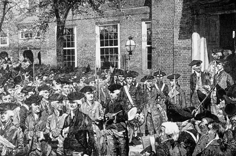 U.S.A. 8 luglio 1776: la prima lettura pubblica della Dichiarazione d\