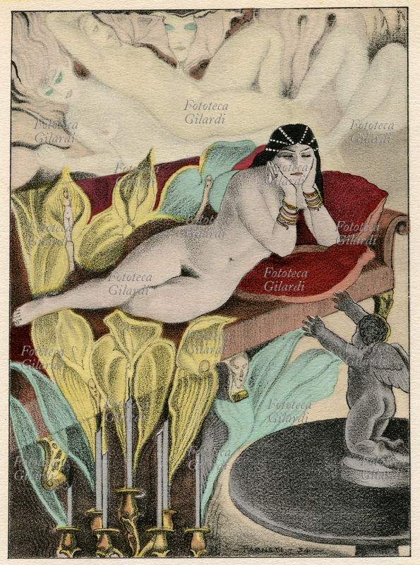Charles BAUDELAIRE (9 aprile 1821 – 31 agosto 1867), illustrazione per la lirica \