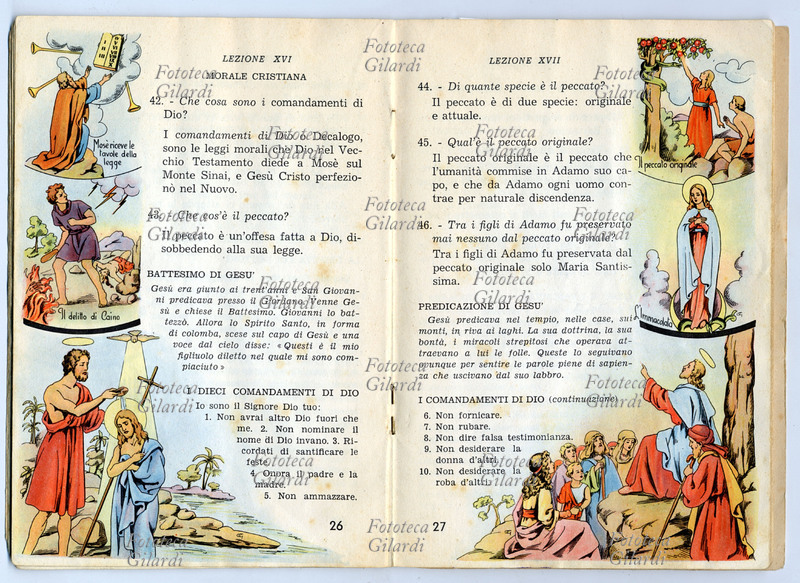 CATECHISMO doppia pagina dell\