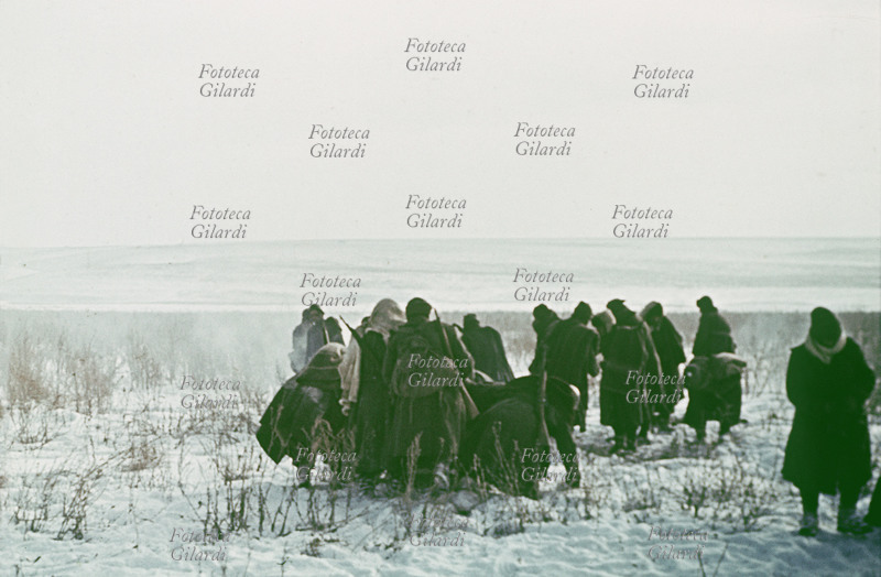 II G.M. URSS ITALIA Alpini italiani durante la disastrosa ritirata dell\