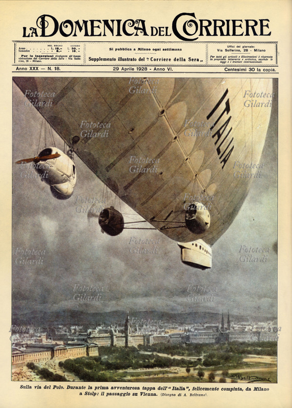 Umberto NOBILE (21 gennaio 1885 – 30 luglio 1978) "Sulla via del Polo. Durante la prima avventurosa tappa dell\