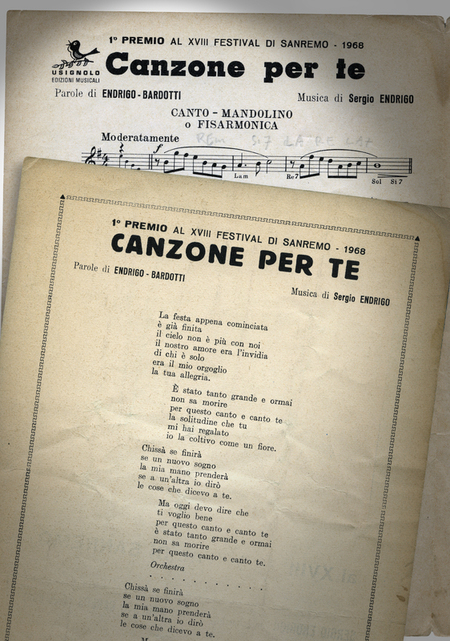 SONG FOR YOU 18th SANREMO FESTIVAL