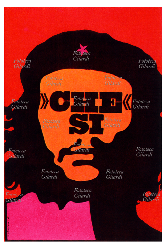 Ernesto CHE GUEVARA (1928-1967) Ernesto Rafael Guevara del Serna detto Che Guevara, manifesto del polacco Roman Cieslewicz \