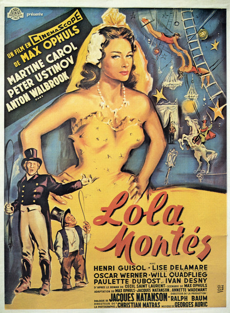MANIFESTO FILM LOLA MONTEZ 1955 MANIFESTO FILM LOLA MONTEZ 1955