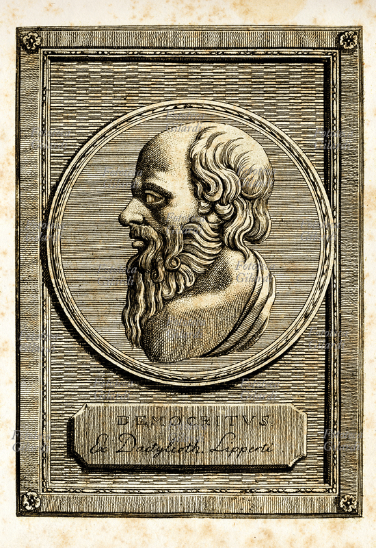 DEMOCRITO (460-370 ca a.C.) filosofo e scienziato greco di Abdera; discepolo di Leucippo fu il vero fondatore dell\