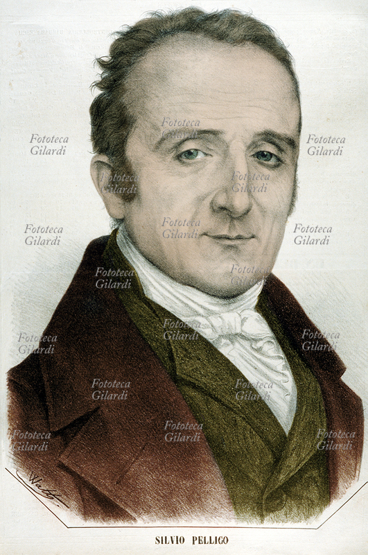 Silvio PELLICO (1789-1854) scrittore, poeta e patriota italiano; redattore e direttore della rivista Il Conciliatore, membro della società segreta dei \