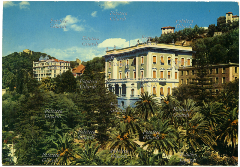 LIGURIA veduta della villa Regina Margherita a Bordighera (Imperia), edificata fra il 1914 e il 1916 sotto la direzione dell\