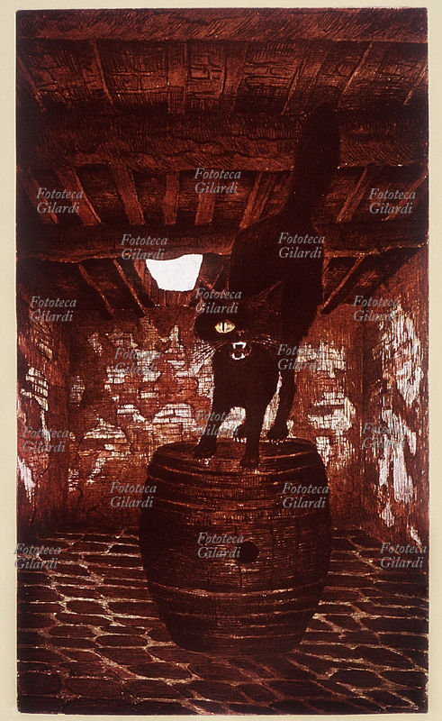 Edgar Allan POE (1809-1849) Illustrazione per il racconto \