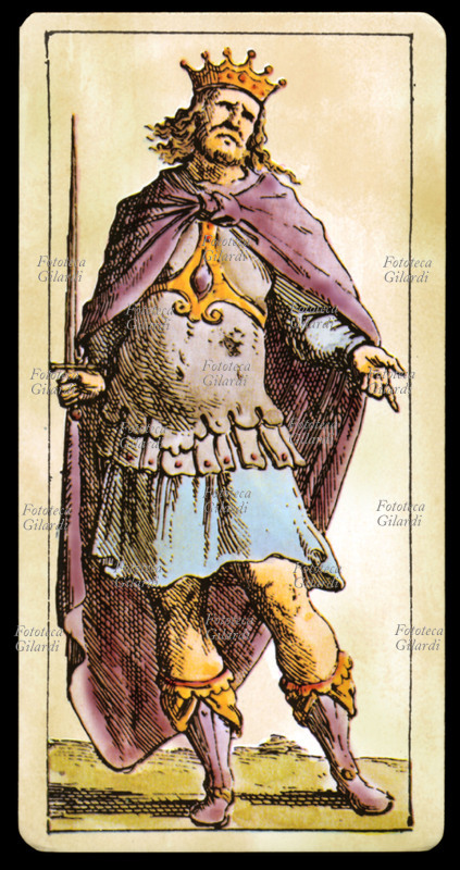 TAROCCHI Re di Spade. Arcano minore della serie dei \