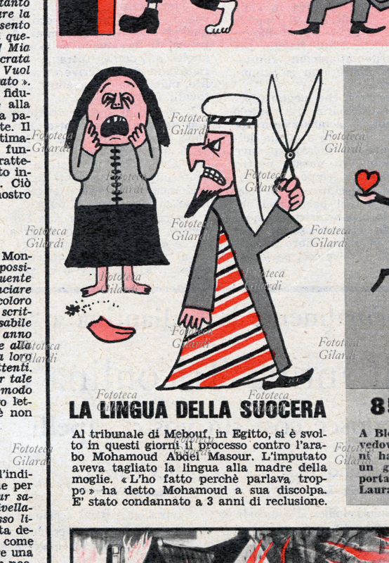 SUOCERA cittadino egiziano taglia la lingua alla suocera \