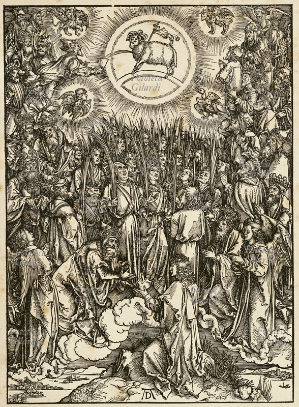 APOCALISSE la grande folla dei Palmigeri davanti al trono dell\