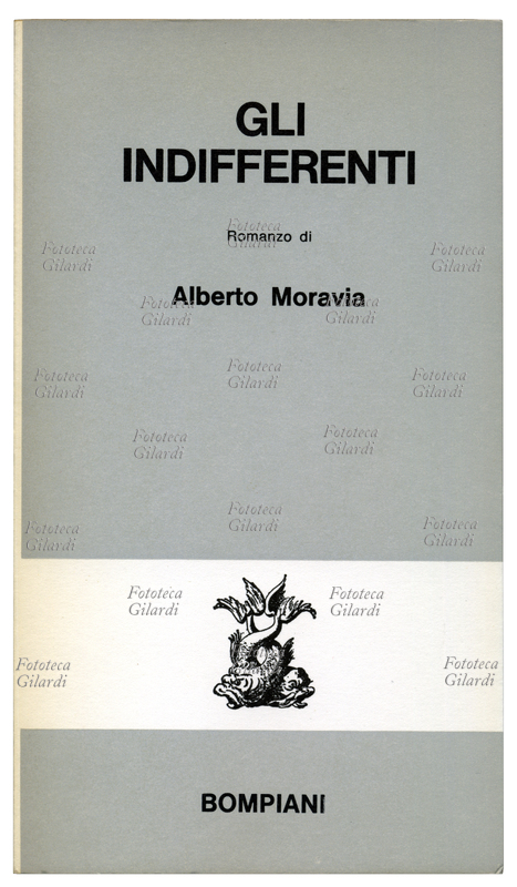 Alberto MORAVIA (Alberto Pincherle 1907-1990) copertina libro \