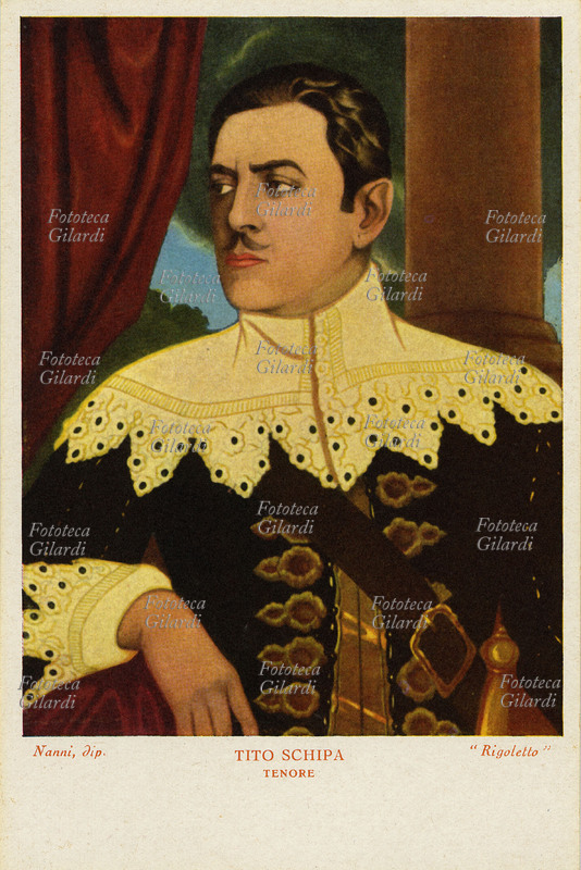 Tito SCHIPA (1889-1965) tenore italiano, interpreta il duca di Mantova nell\