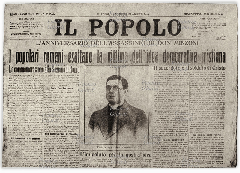 GIORNALI Titolo di protesta de \