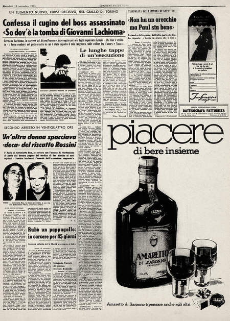 PAGINA CORRIERE DELLA SERA 14 NOVEMBRE 1973 PAGINA CORRIERE DELLA SERA 14 NOVEMBRE 1973