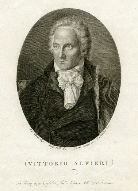 RITRATTO DI VITTORIO ALFIERI RITRATTO DI VITTORIO ALFIERI
