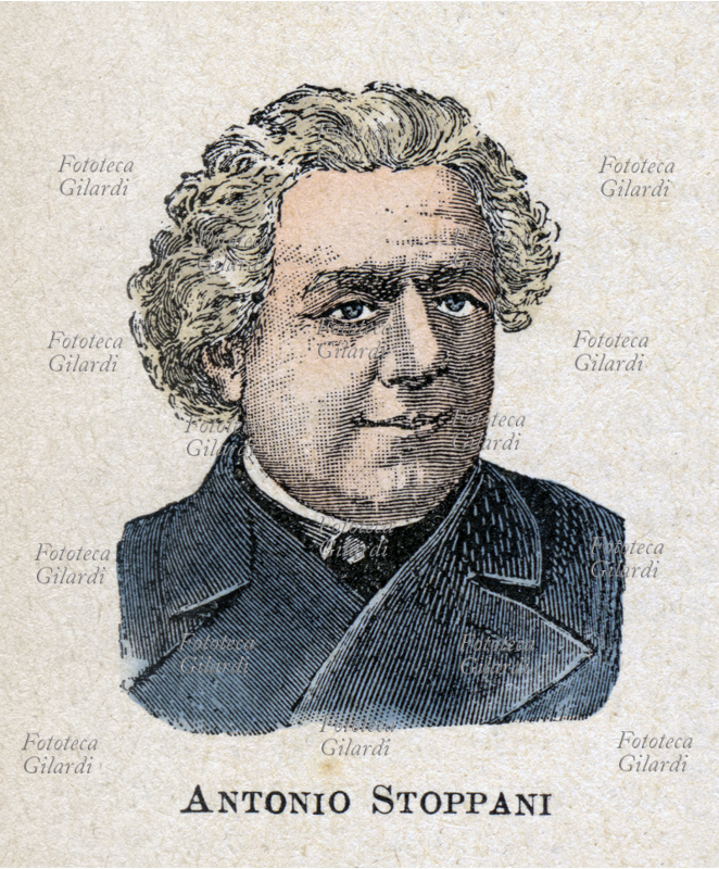 Antonio STOPPANI (15 agosto 1824 – 1 gennaio 1891) geologo, paleontologo, patriota e presbitero italiano. Autore di numerose pubblicazioni scientifiche e di genere divulgativo, tra le quali spicca la popolare \