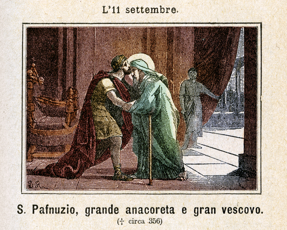 SAN PAFNUZIO GRANDE ANACORETA E GRAN VESCOVO SAN PAFNUZIO GRANDE ANACORETA E GRAN VESCOVO